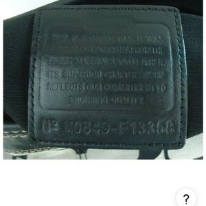 Coach sig bucket duffle convertible crossbody bag